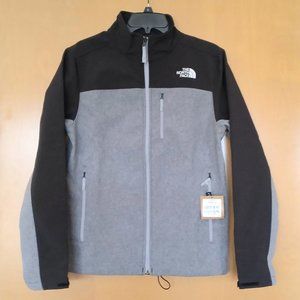 🆕 The North Face Men's Apex Bionic Jacket, Small-TNF Medium Grey Hthr/TNF Black